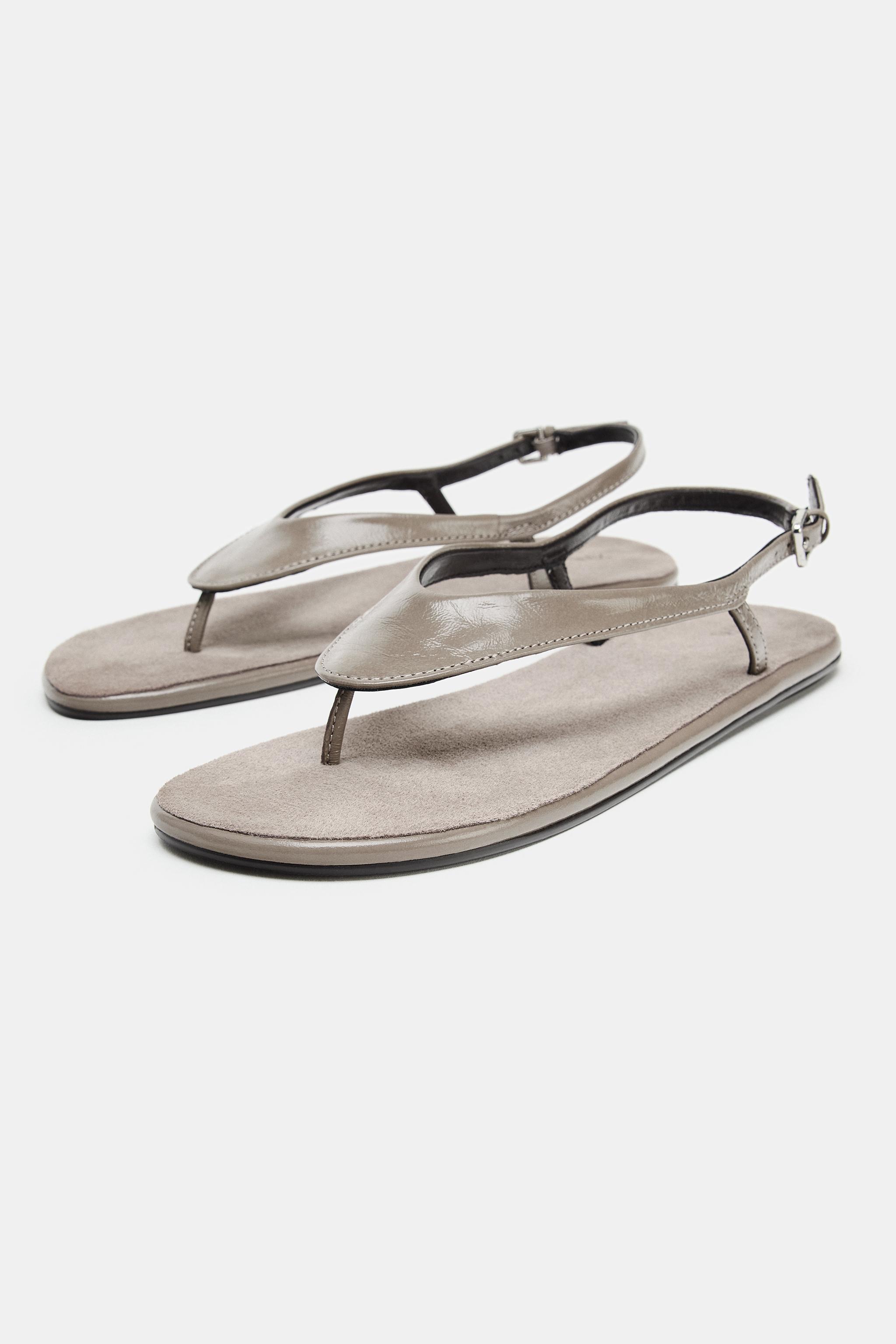 LIMITED EDITION FLAT LEATHER SANDALS